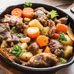 carne guisada com legumes