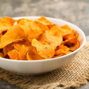 Chips de cenoura na airfryer