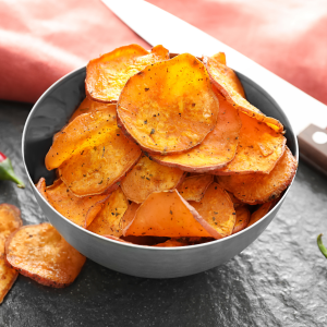 chips de cenoura tudo gostoso