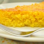 Bolo de milho sem glúten e sem lactose