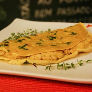 Crepioca de frango para o seu café ser mega gostoso e já começar o dia bem