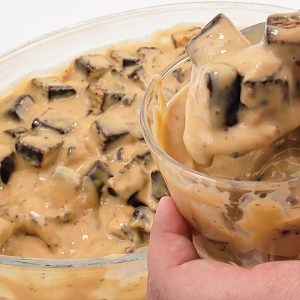 Estrogonofe de bis com apenas 3 ingredientes para você não perder tempo em fazer uma sobremesa gostosa