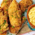 Filé de frango com creme de milho para fazer naquele almoço especial com visitas