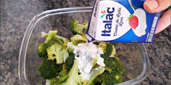 Brócolis com creme de leite
