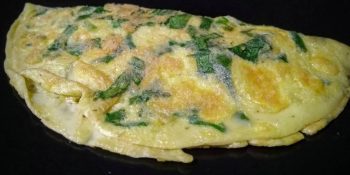 Crepioca de espinafre