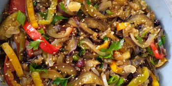 Antepasto de berinjela no forno