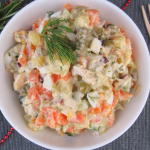 salada com batata e cenoura