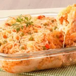 Arroz de forno com frango