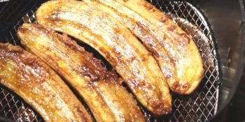 Banana frita na airfryer