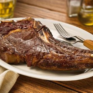 Bisteca de boi no forno