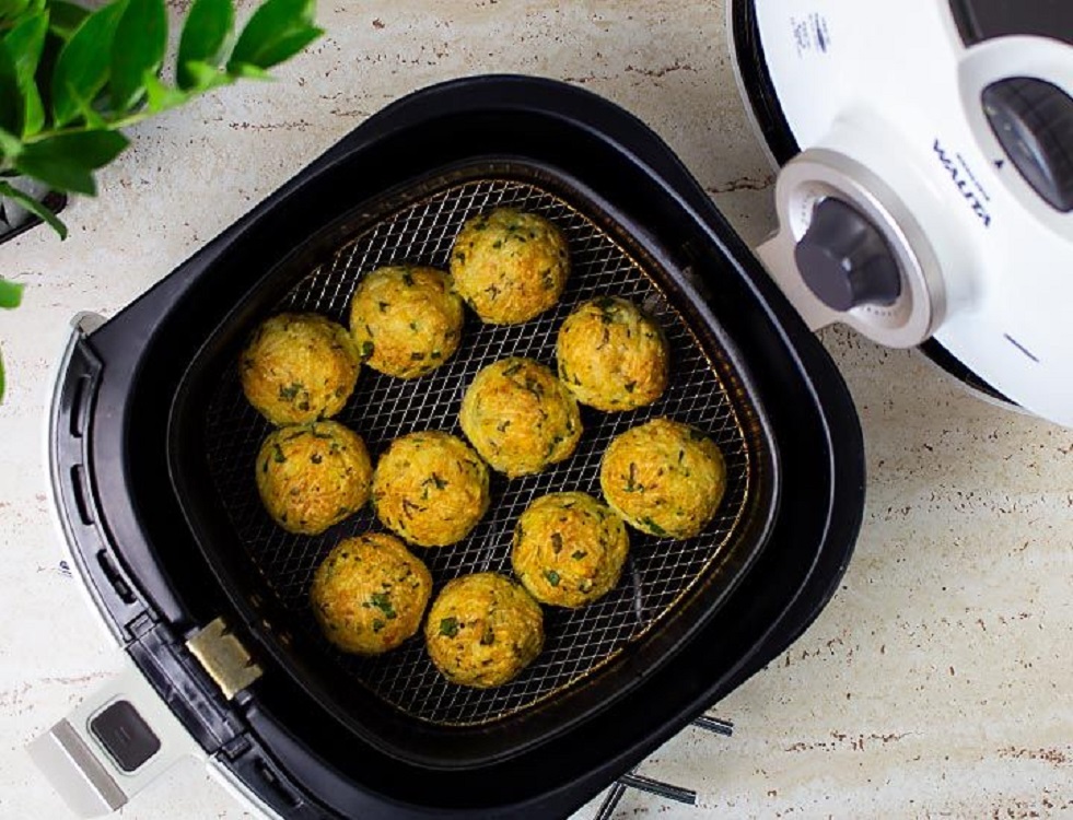 Bolinho de arroz na airfryer