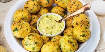 Bolinho de arroz na airfryer
