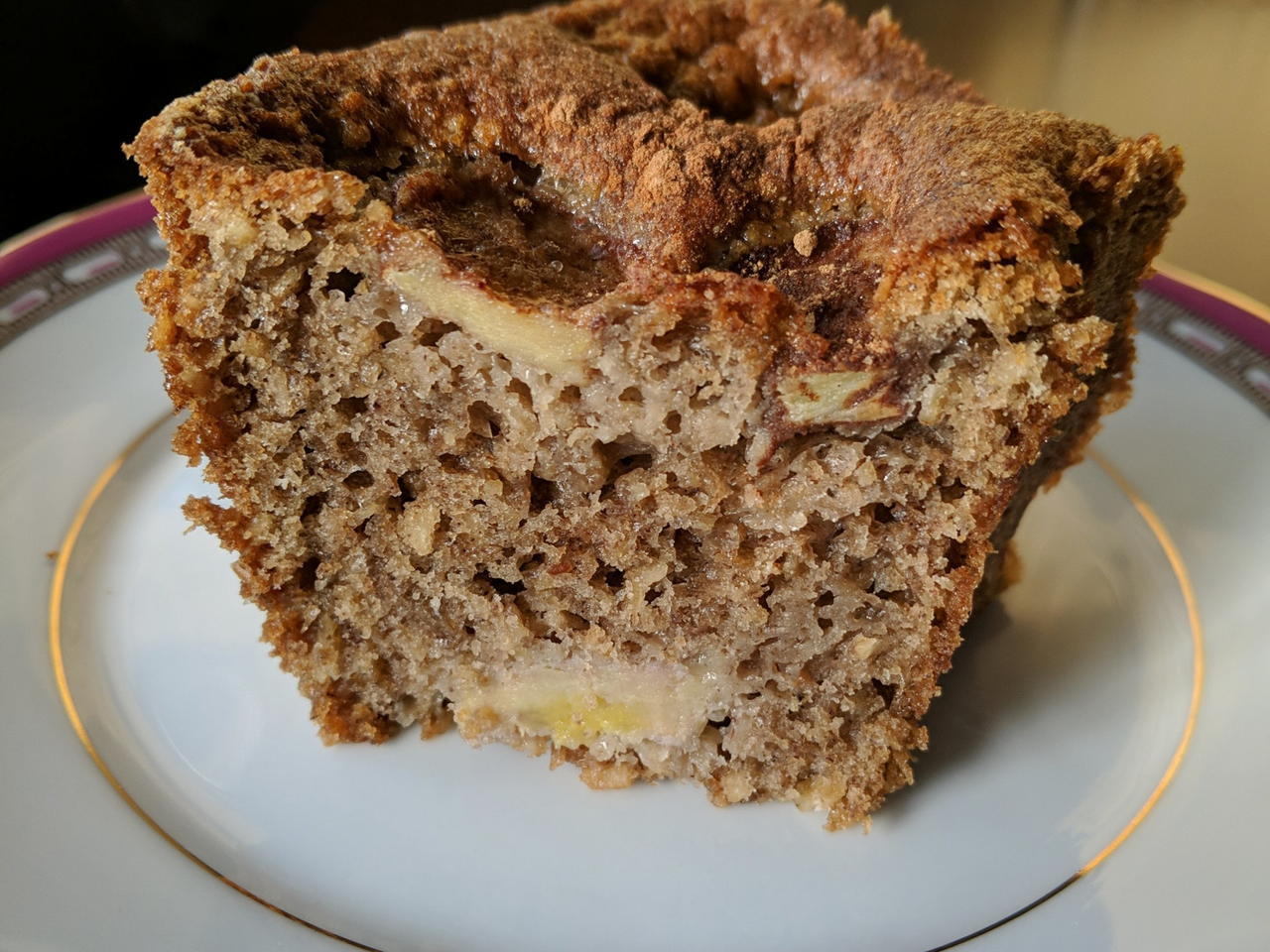 Bolo de casca de banana