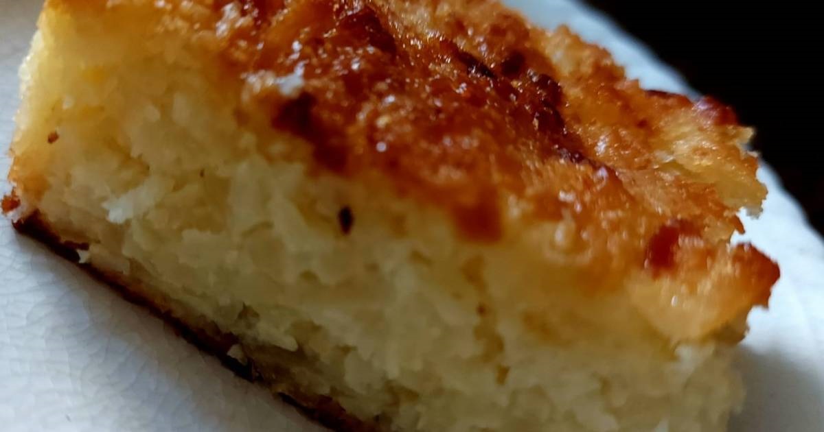 Bolo de macaxeira caramelizado