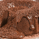 Bolo vulcão de chocolate