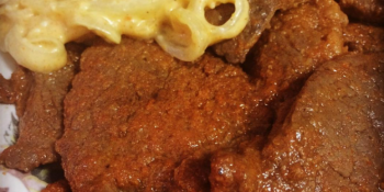 Carne assada com maionese