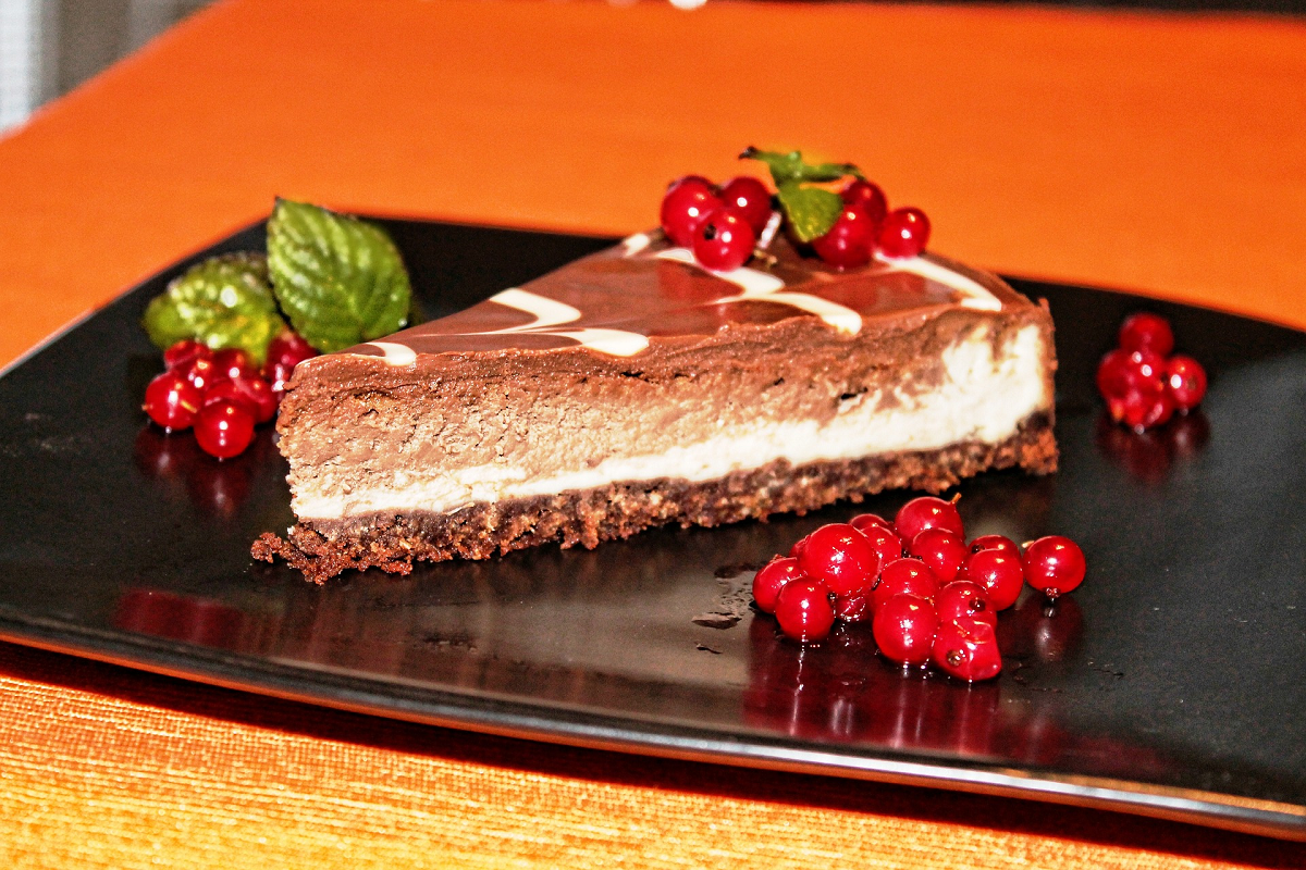 Cheesecake de chocolate