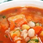 Feijão branco com legumes