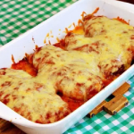 Filé de frango à parmegiana tudo gostoso
