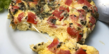 Omelete de micro-ondas
