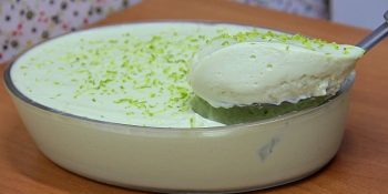Sobremesa gelada de limão