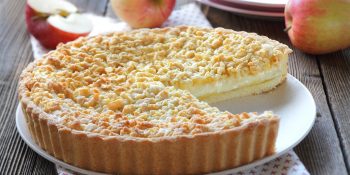 Torta de maçã sequinha