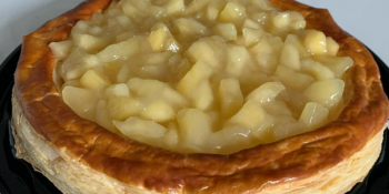 Torta folhada de maçã
