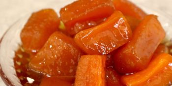 Doce de abóbora em pedaços