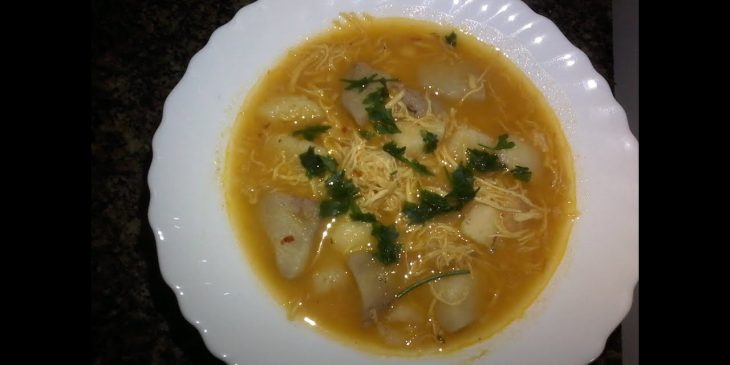 Sopa de inhame com frango forte e deliciosa demais para fazer hoje