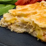 torta de frango com massa folhada