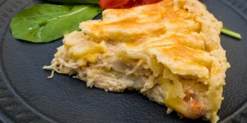 Torta de frango com massa folhada