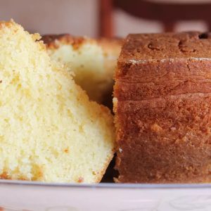 Bolo com farinha de arroz