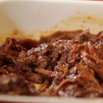 Carne de panela desfiada