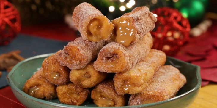 Churros de pão de forma