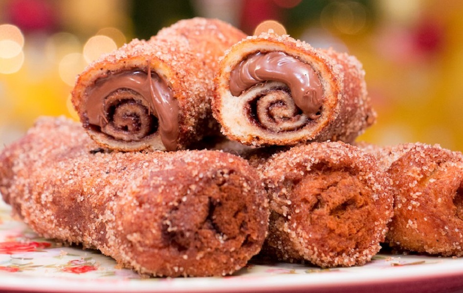 Churros de pão de forma 