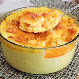 Mandioquinha com camarão