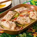 Pirarucu assado no forno