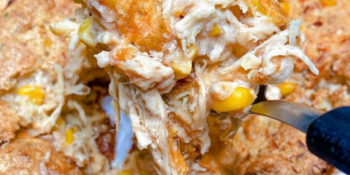 Torta de frango com tapioca
