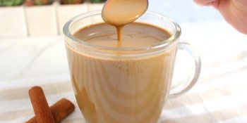 Café cremoso de ovomaltine