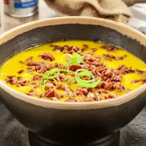 caldo de abóbora com calabresa