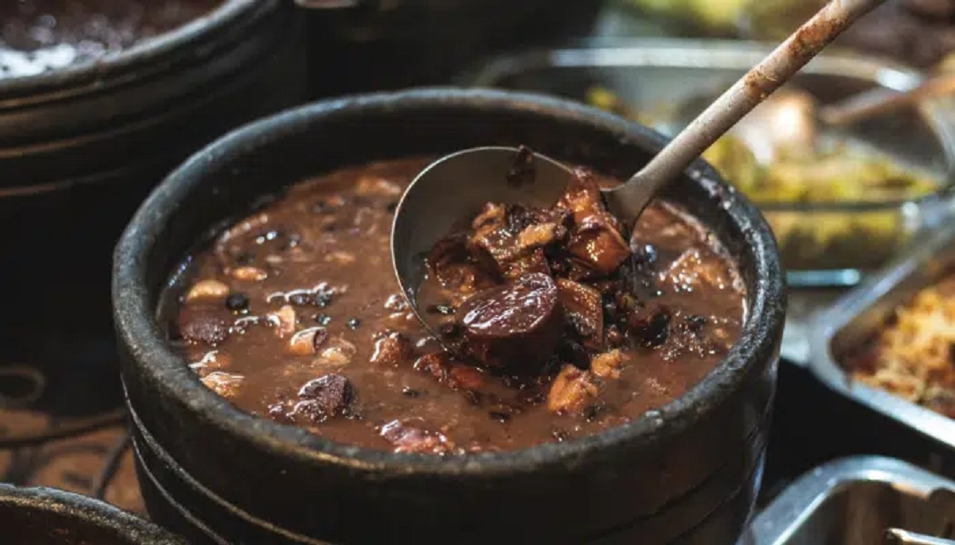 feijão com bacon e calabresa - A carne que o mundo prefere