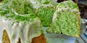 Bolo verde de limão
