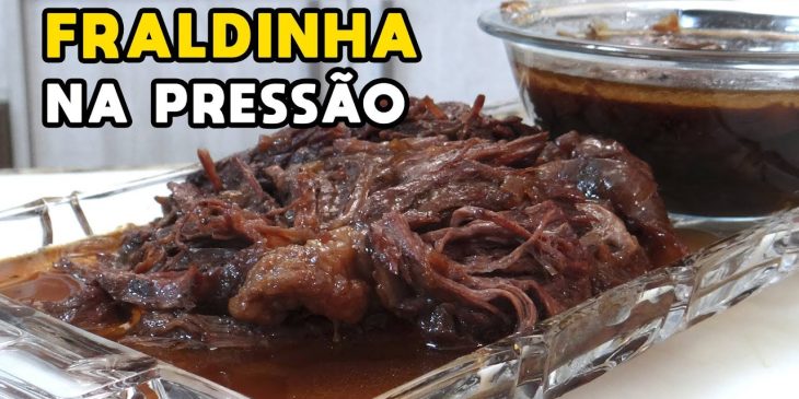 Fraldinha na panela de pressão macia demais pra ninguém colocar defeito