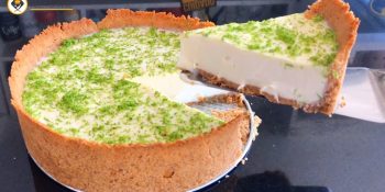 Mousse de limão com biscoito especial