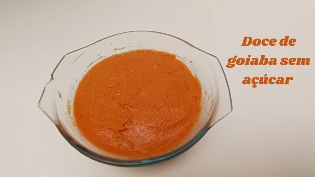 Um doce de goiaba sem açúcar com receita fácil que você vai amar com aquela bolachinha