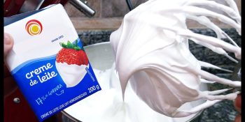 Chantilly com creme de leite