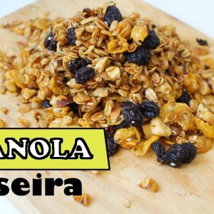 Deliciosa granola caseira pra você ter a melhor e mais barata para os lanches