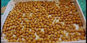 Snack de grão-de-bico