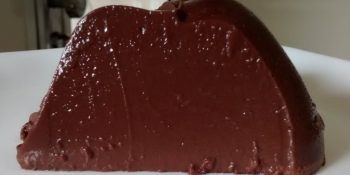 Flan de chocolate