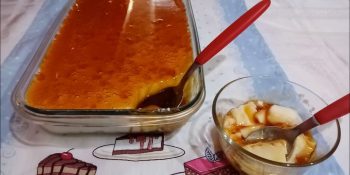 Flan de baunilha
